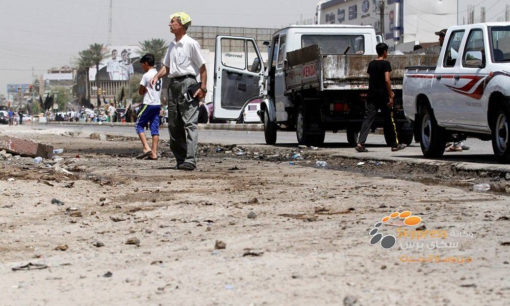 استشهاد مدني وإصابة تسعة آخرين بتفجير شرقي بغداد