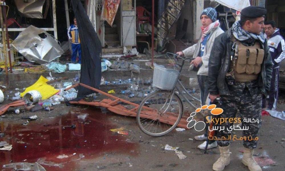 استشهاد مدني وإصابة  أربعة آخرين بتفجير شمالي بغداد