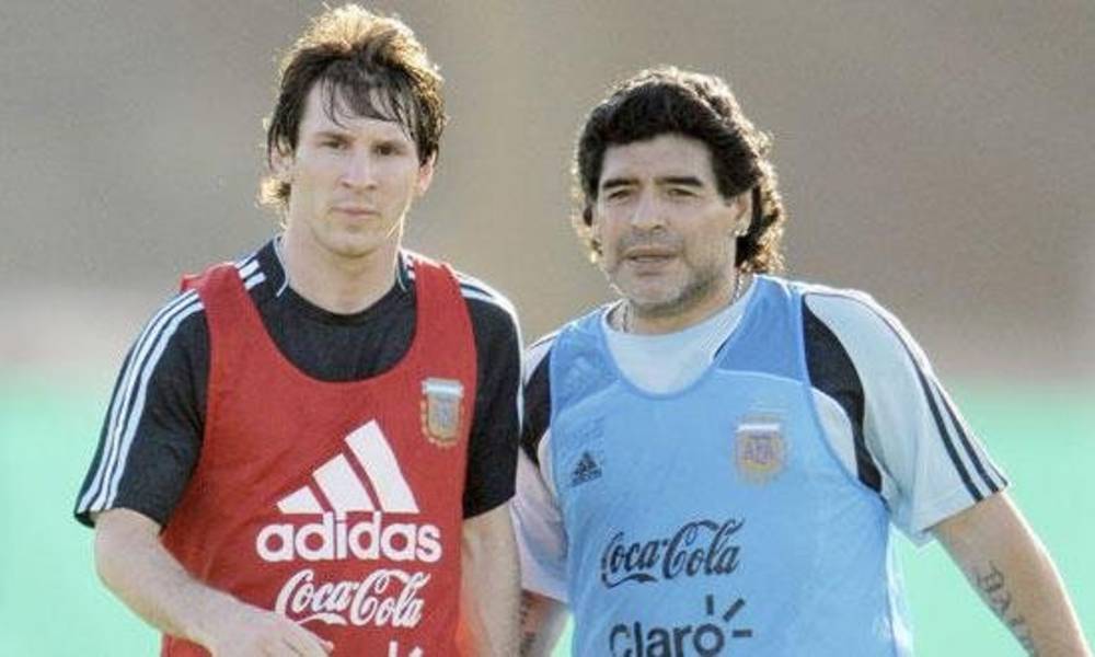 مارادونا يتمسك بوجهة نظره في شخصية ميسي