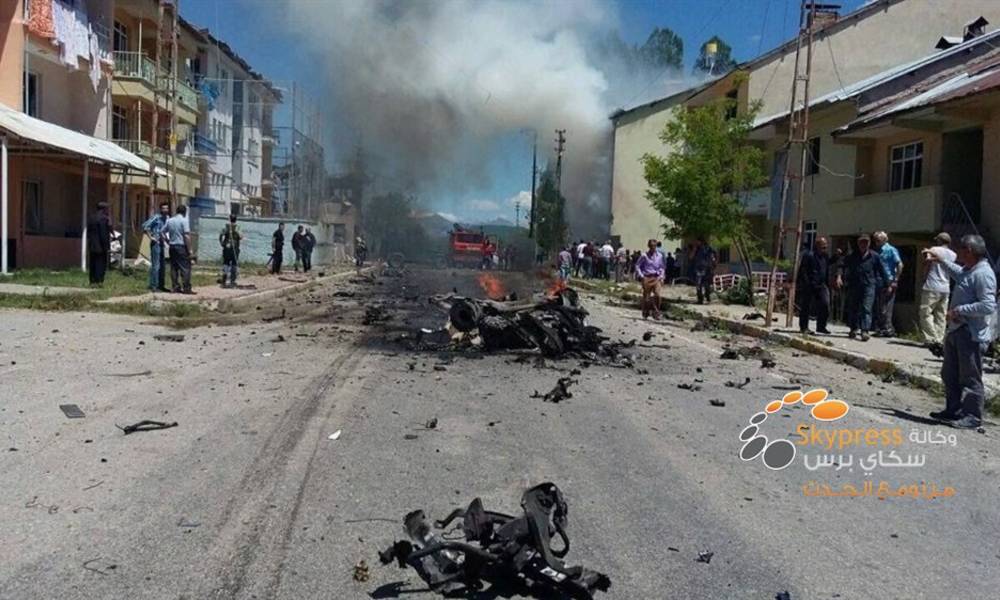 انفجار يهز بلدة تونجلي التركية وانباء عن سقوط قتلى وجرحى