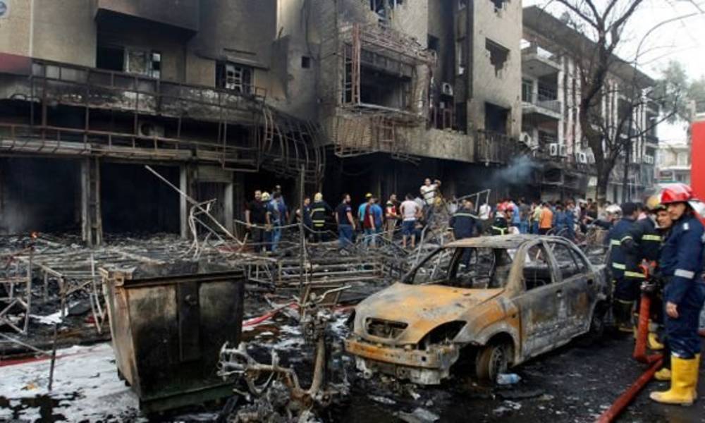 الداخلية تتعهد بتقديم الجناة المسؤولين عن تفجير الكرادة الى العدالة