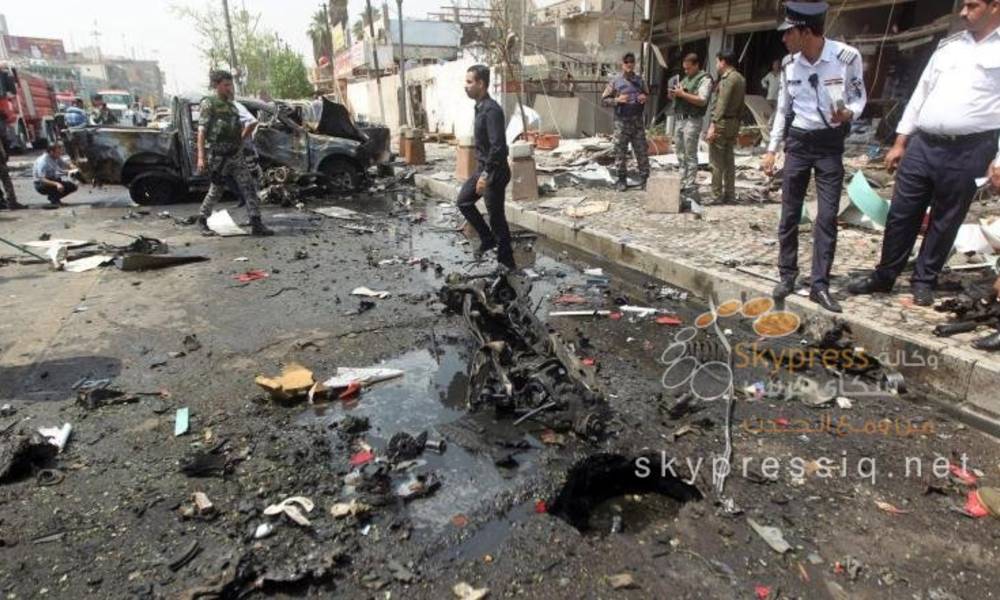 استشهاد واصابة عشرة اشخاص بتفجير بمنطقة النهروان