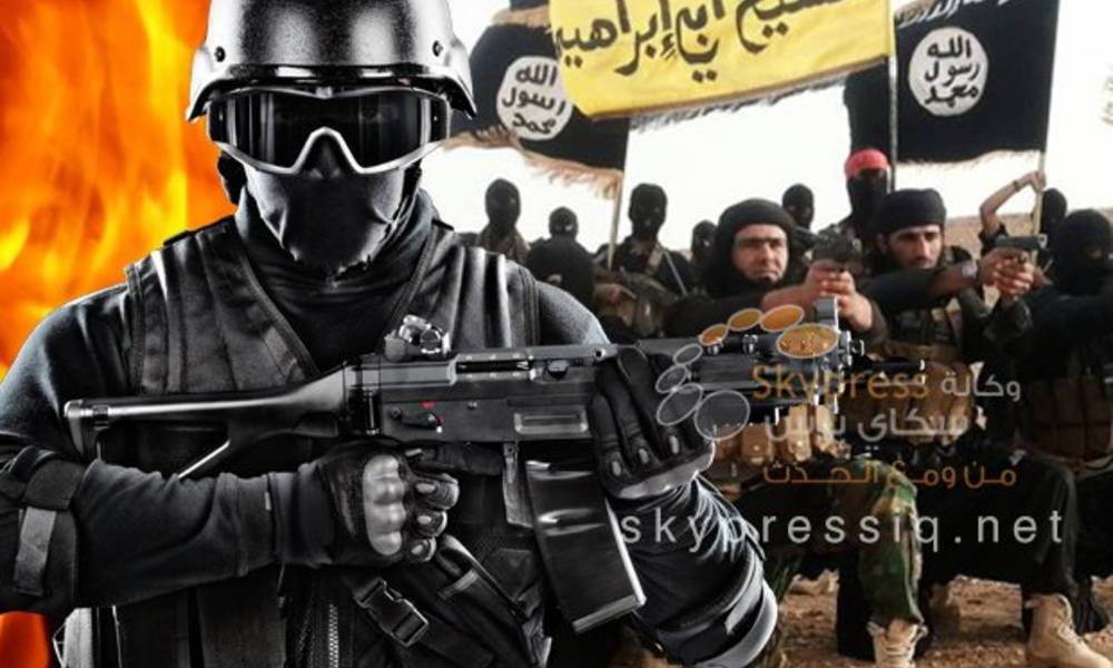 احراق مقر قيادة لداعش بمن فيه من قبل قوة خاصة مجهولة في الموصل