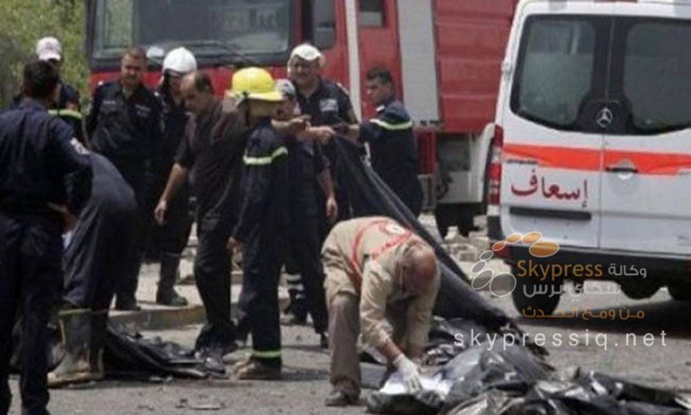ثمانية شهداء و16 جريح في حصيلة اولية للهجوم الانتحاري غربي بغداد