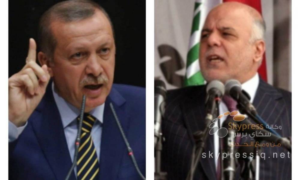 العبادي مهاجماً اردوغان : تصريحاتكم "متخبطة" وسأنشر وثائق تثبت بطلان إدعاءاتكم