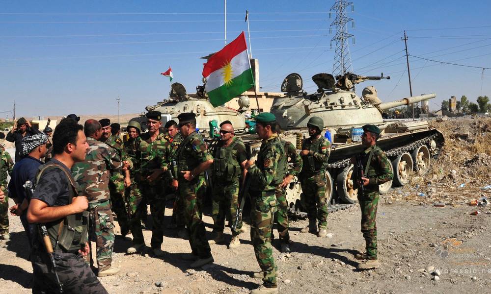 البيشمركة تصد هجوما لداعش من ثلاثة محاور بقضاء سنجار