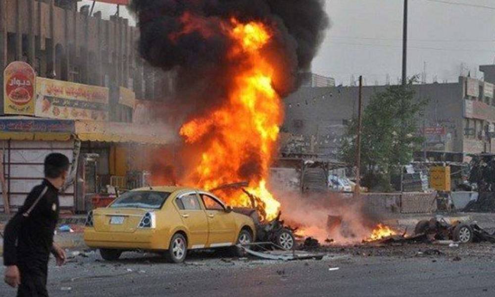 اصابة خمسة مدنيين بتفجير سيارة مفخخة جنوب غربي بغداد