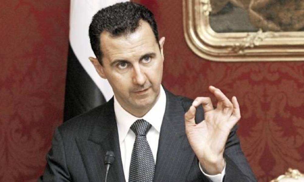 بشار الاسد يصف القصف الامريكي لسوريا بالتصرف الارعن وغير المسؤول
