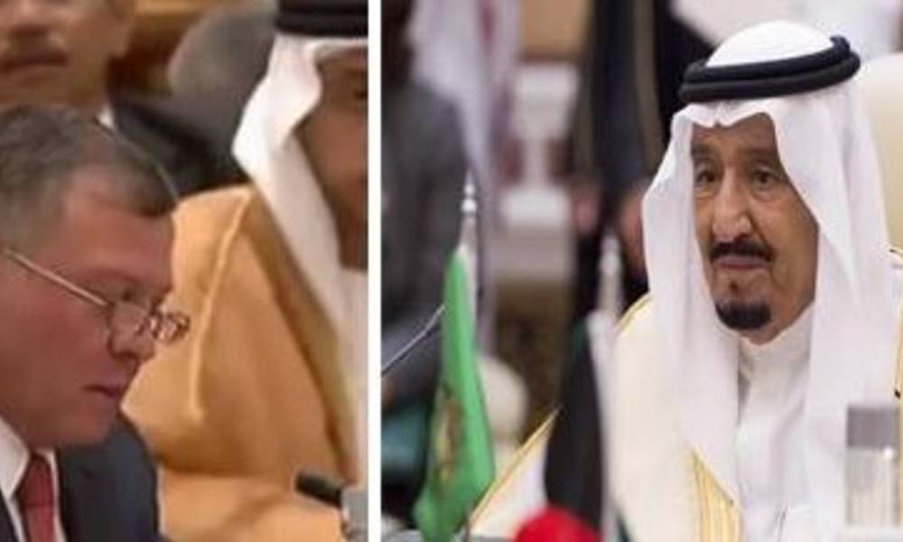 الملك السعودي يصحح لملك الاردن كيفية الصلاة على النبي!