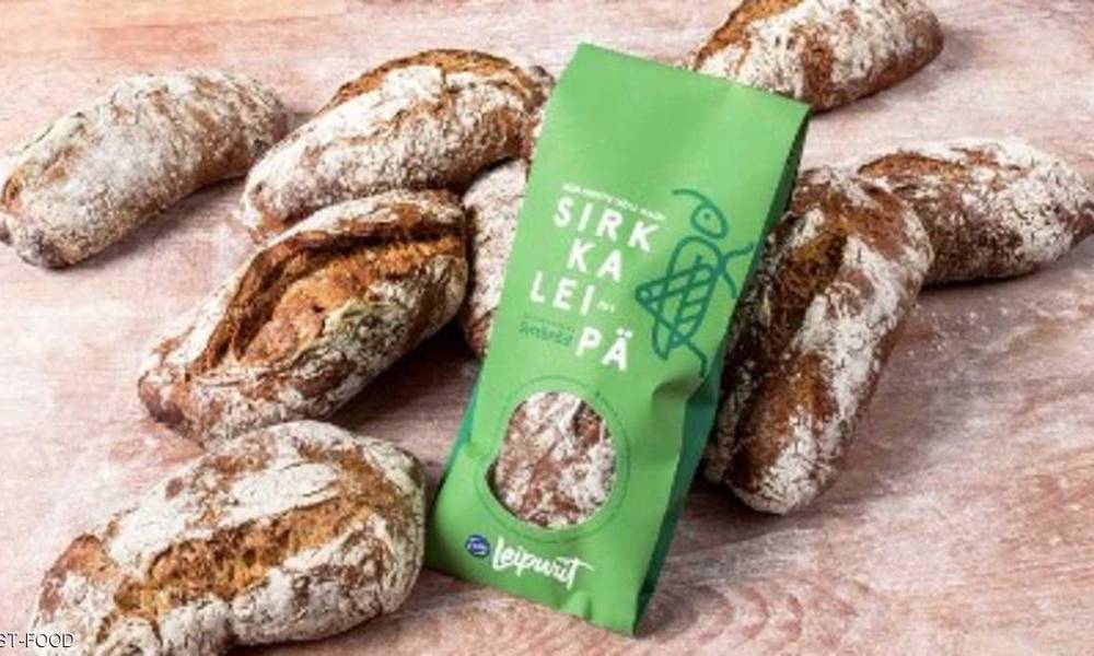 نوع جديد من الخبز في فلندا ...الرغيف يحتوي 3% من الصراصير