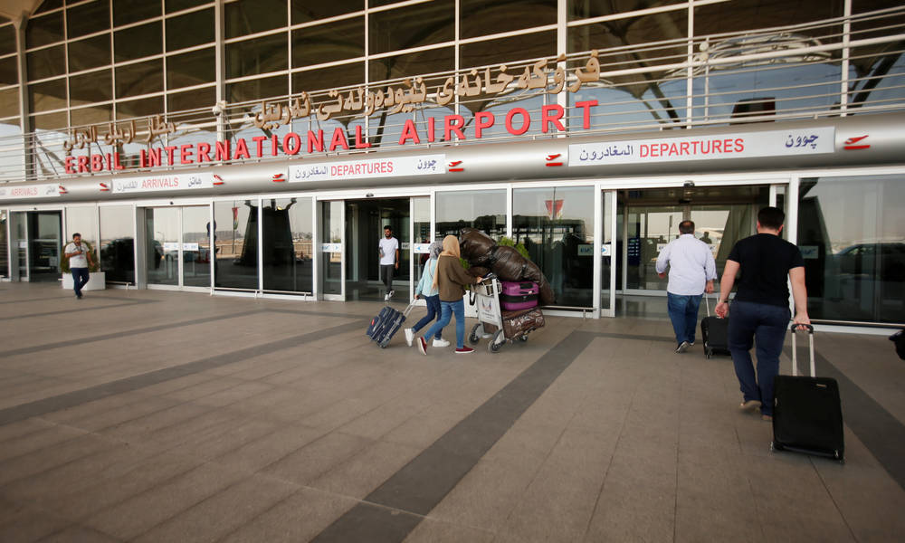 تمديد حظر الطيران على مطارات الأقليم حتى نهاية شهر شباط القادم