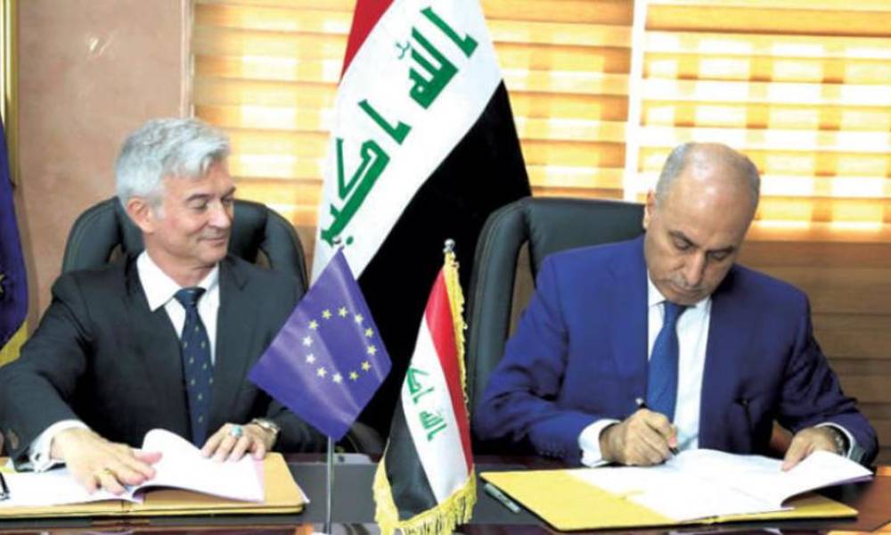 العراق والاتحاد الأوروبي يوقعان اتفاقية "للأصلاح المالي"