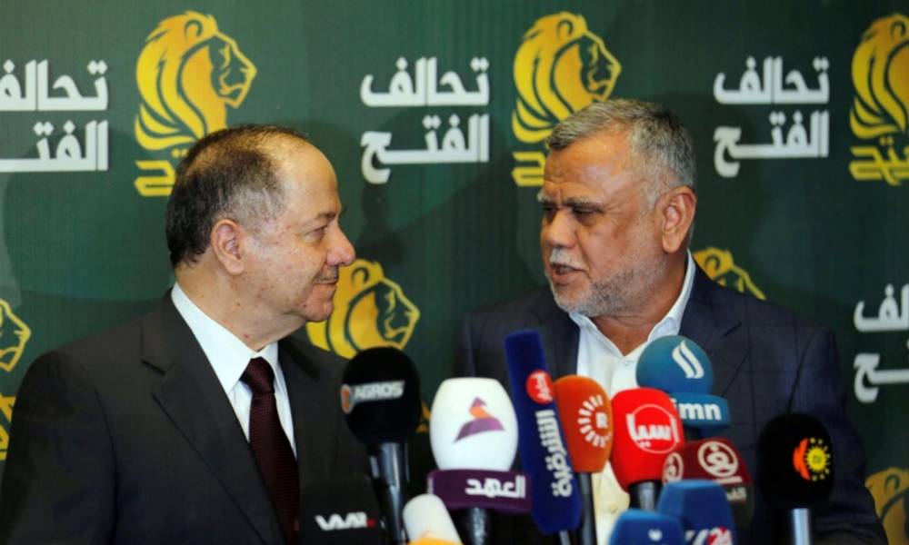 حزبي بارزاني وطالباني يهددان بالانشقاق من تحالف العامري والأنظمام لتحالف الصدر.. لهذا السبب