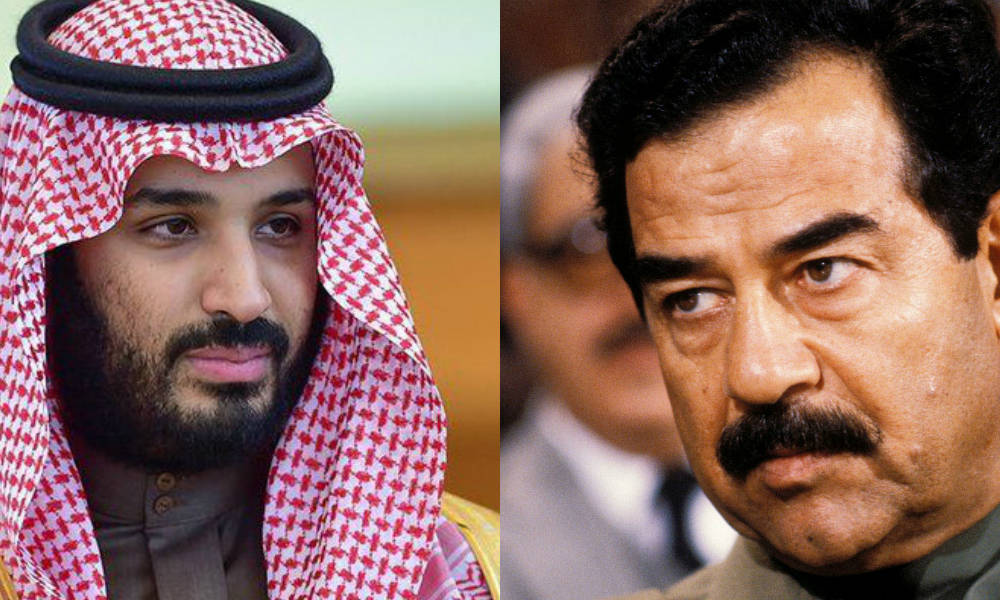 "صدام حسين" شخصية شيطانية و"بن سلمان" نسخة حديثة منه .. مقارنة بين الاثنين .. في موقع بريطاني