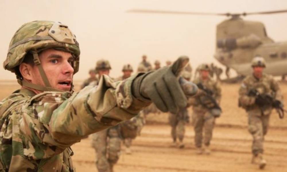 "مناورات" امريكية كبيرة قرب الحدود "العراقية" ..  وعمليات تدريب اخلاء آمنة لـ قادة ومسؤولين