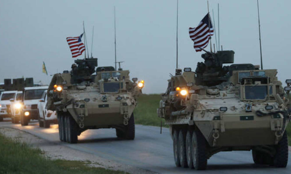 رصد لــ استمرار "تدفق" الارتال العسكرية "الامريكية" .. عبر "الموصل" ..