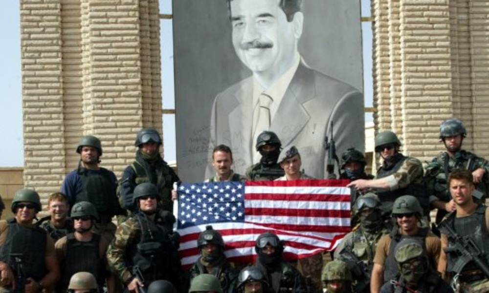 "صدام حسين" قائد العروبة لم يكن إلا اداة صغيرة بــ يد امريكا .. حسن نصر الله يصرح