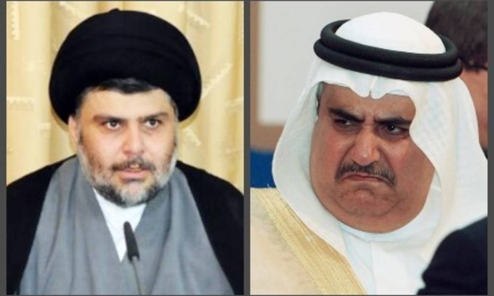 وزير خارجية "البحرين" يصرح من جديد بخصوص "الصدر" .. في العراق اشخاص يؤتمرون من الخارج لــ الاساءة لبلدهم ..