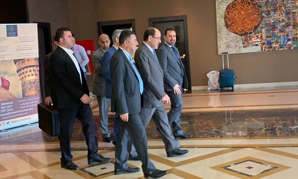 بالفيديو: المالكي يتلقى التهاني بعد إعادة انتخابه أميناً عاماً لحزب الدعوة