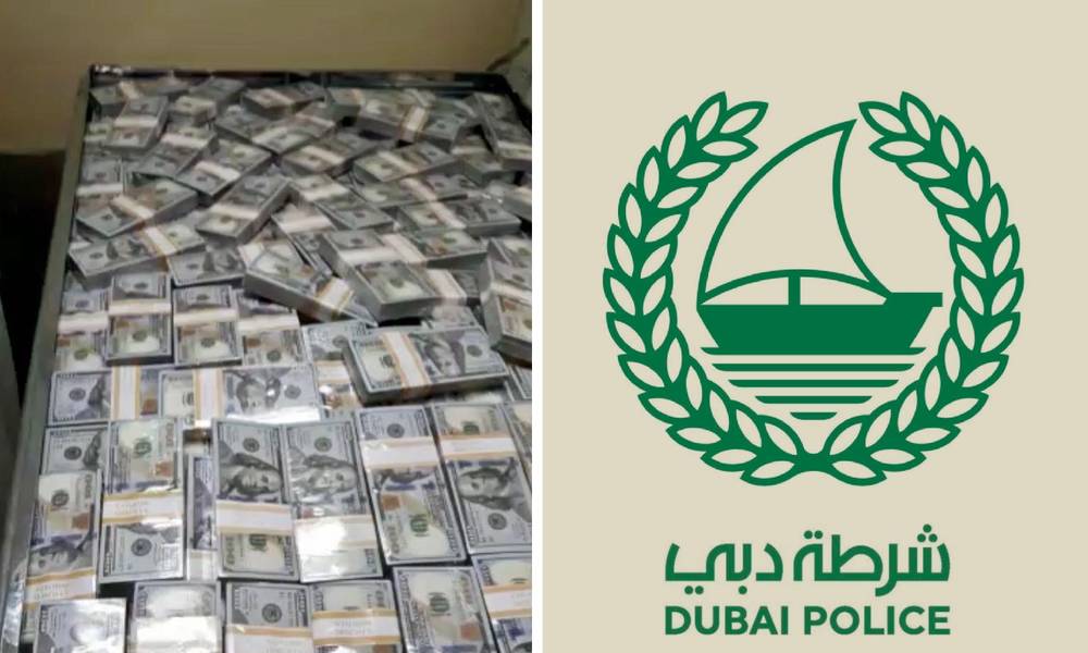 بعد تداوله على صفحات التواصل الاجتماعي.. شرطة دبي تصدر توضيحاً حول فيديو الدولارات وعائديتها