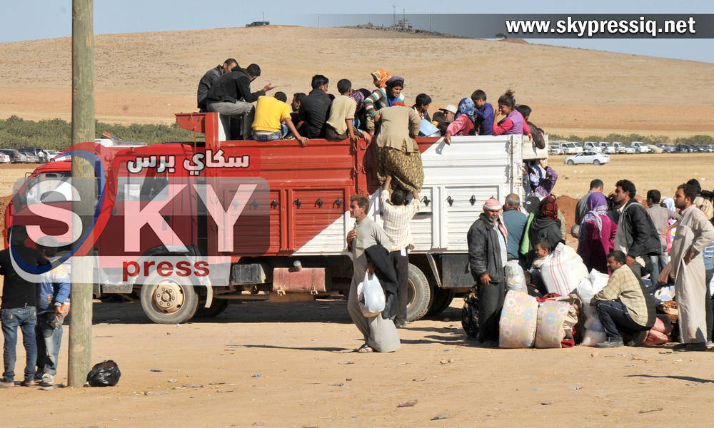 موجة نزوح للعوائل السورية وكردستان تبدأ بإستقبال النازحين