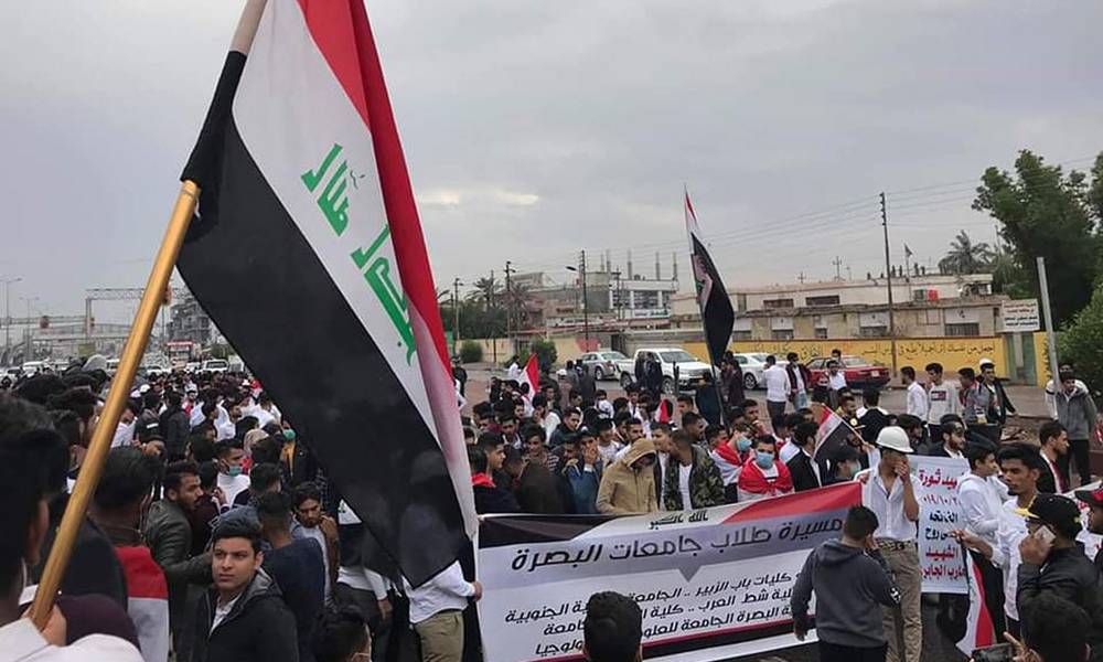 ذي قار تعطل الدوام والديوانية تُضرب والبصرة تعتصم ..