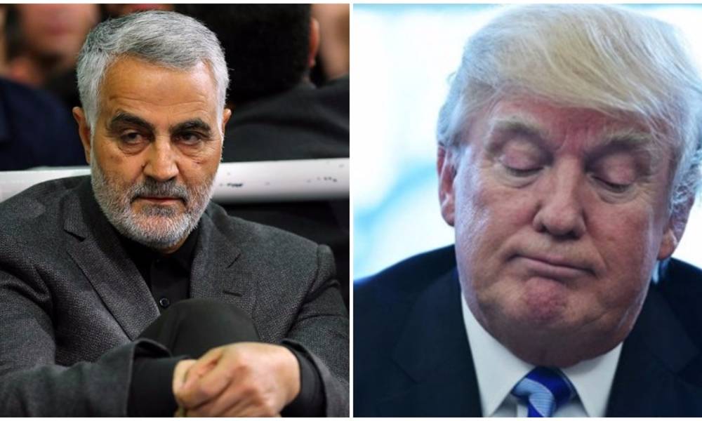 What is the message that America sent to Soleimani before his assassination