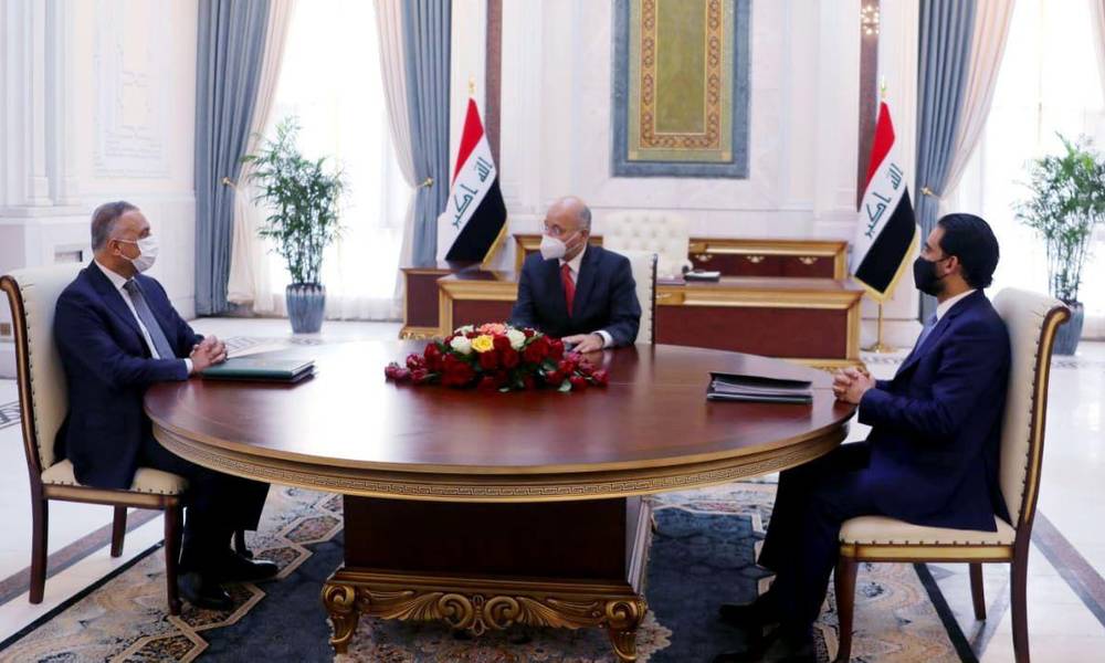 الرئاسات الثلاث تعقد اجتماعاً لمناقشة مجمل الأوضاع في العراق