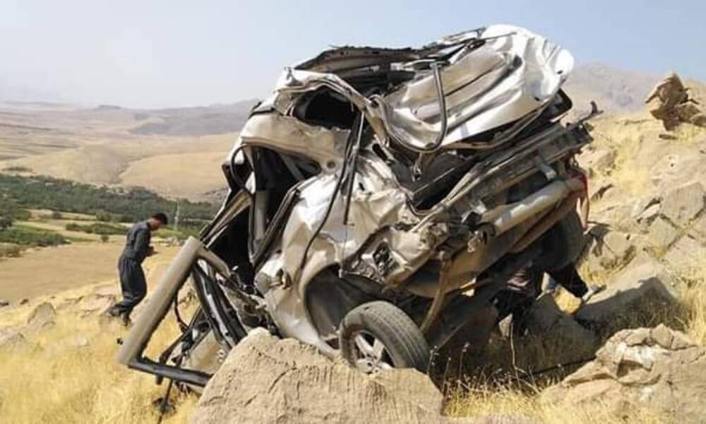 حادث مروري يودي بــ وفاة  اربعة اشخاص واصابة اخرين  في اقليم  كردستان