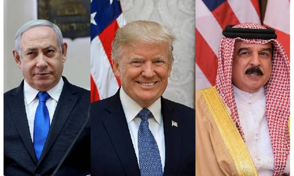 ترامب .. يصف اتفاق البحرين واسرائيل بــ الخطوة التاريخية