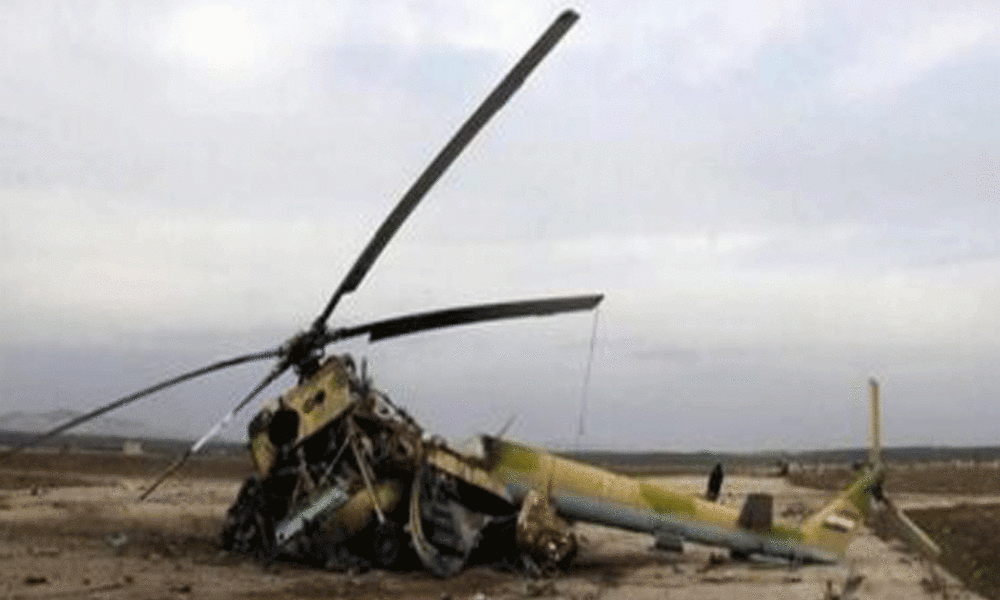 سقوط طائرة تدريب عسكرية ومصرع طياريها