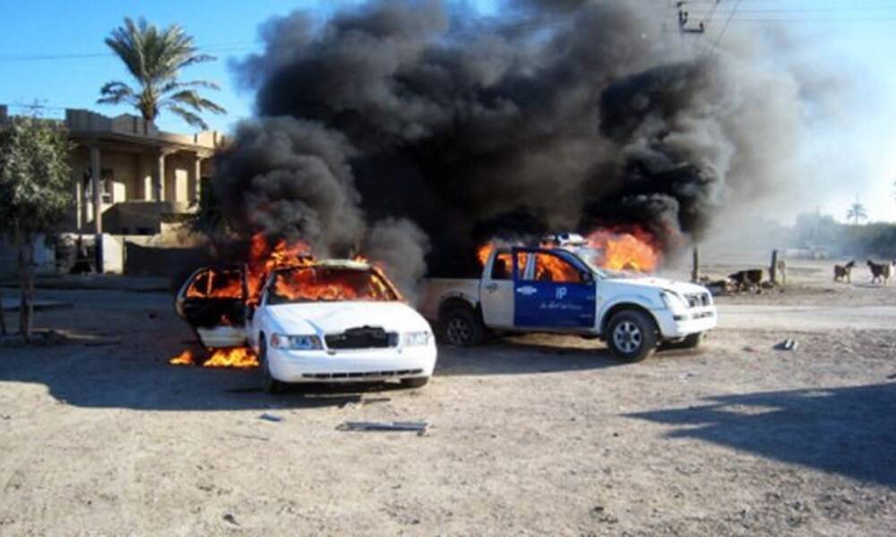 مقتل  شرطيين في تفجير بـ"صلاح الدين"