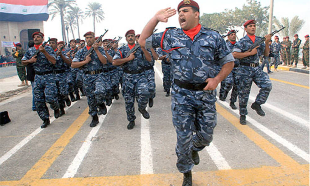 بمناسبة  الذكرى99 لــ عيد الشرطة العراقية.. الكوت تحتفل  باستعراض عسكري
