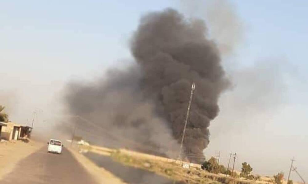 سقوط 5 صواريخ على قاعدة بلد في صلاح الدين