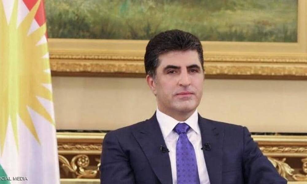 رئيس اقليم كردستان نيجرفان بارزاني .. حادث الحريق المؤلم هزنا جميعا