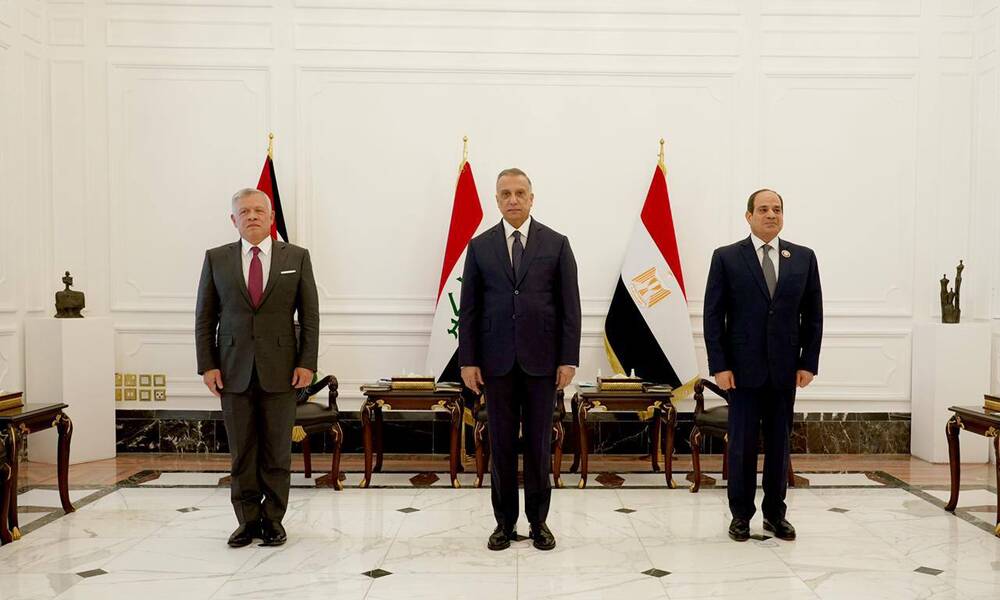 "صور "انطلاق أعمال القمة الثلاثية العراقية الأردنية المصرية في بغداد