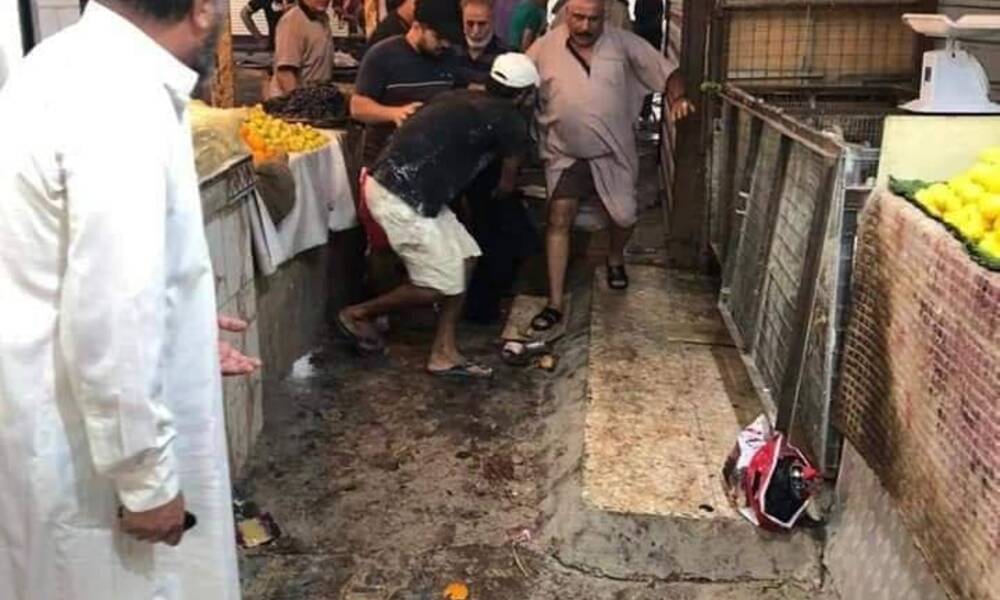 بالصور .. بعض المصابين في مدينة الصدر تظهر أثار حروق و "صجم" استخدم بالتفجير الإرهابي
