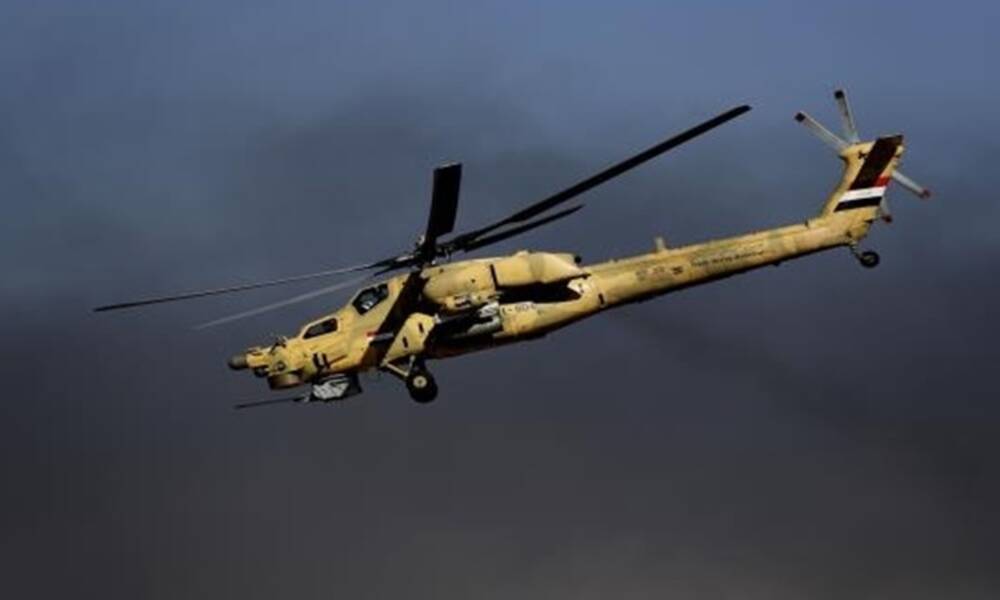 مصرع 5 عسكريين عراقيين بسقوط مروحية شمال بغداد