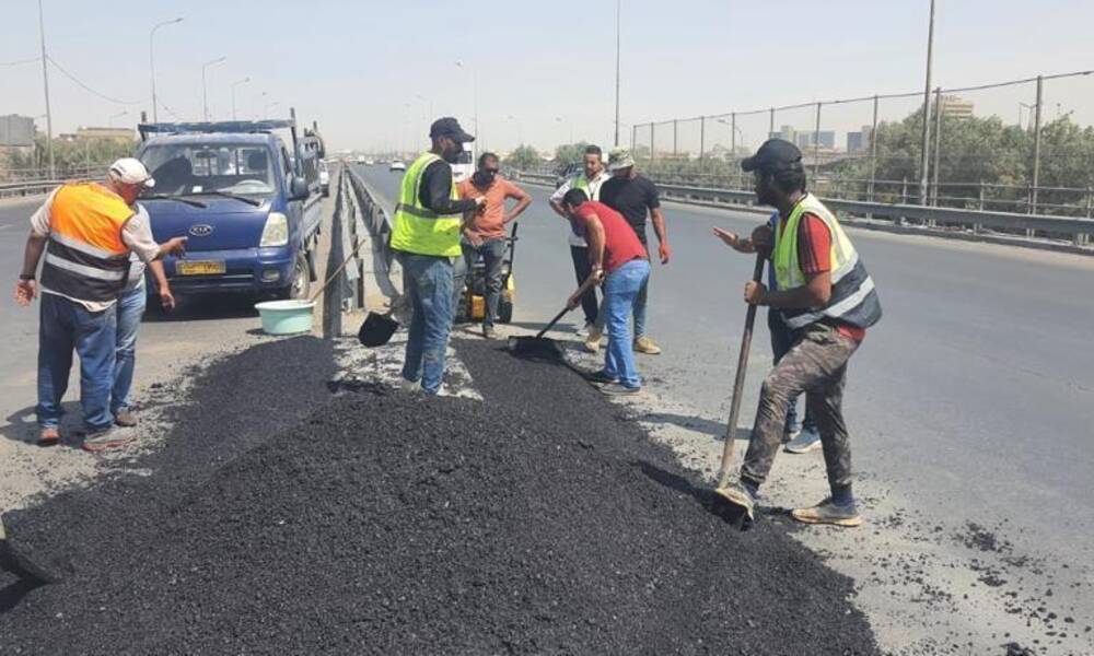 قطع طريق حيوي في بغداد