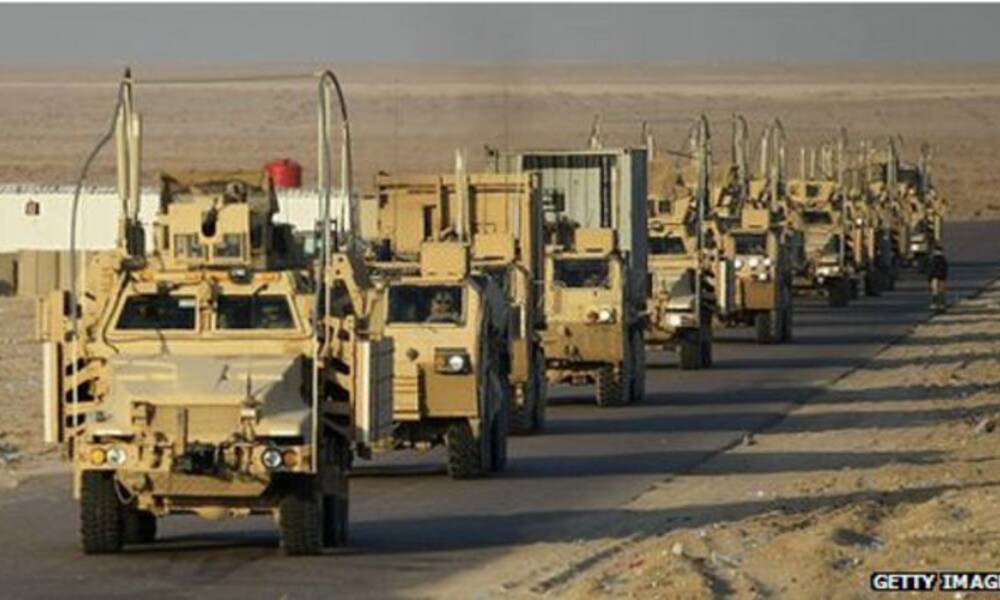 استهداف رتل للتحالف الدولي بمنطقة التاجي في العاصمة بغداد