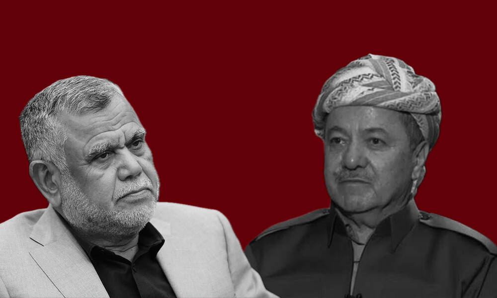 حاملاً رسالة من الإطار التنسيقي.. العامري يلتقي مسعود بارزاني الأسبوع المقبل