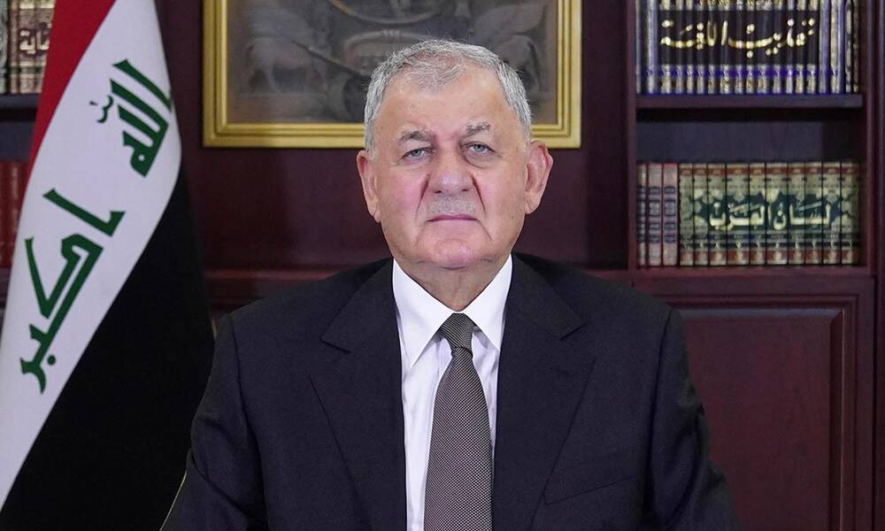 رئيس الجمهورية: سياسة العراق تقوم على "الانفتاح والتوازن" والحوار بعيدا عن التصعيد