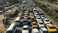 الاختناقات المرورية التي تشهدها  شوارع بغداد