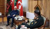 رئيس هيئة الحشد الشعبي في طهران لتبادل المعلومات وأمن الحدود