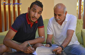 الميناء يتعاقد رسميا مع لاعب المنتخب الليبي عبدالهادي ابراهيم لمدة عامين