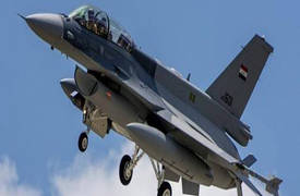 الدفاع تعلن وصول اربع طائرات F16 الى قاعدة بلد الجوية