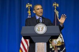 اوباما : ارسال قواتنا الى العراق لا يعني "غزو " جديد