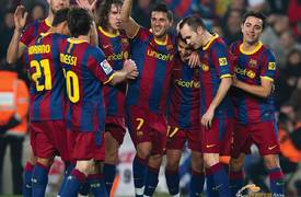 برشلونة يختم 2015 برقم قياسي ويتصدر الليغا