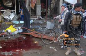 استشهاد مدني وإصابة  أربعة آخرين بتفجير شمالي بغداد
