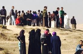 نزوح 160 الف شخص منذ بدء العمليات العسكرية في الموصل
